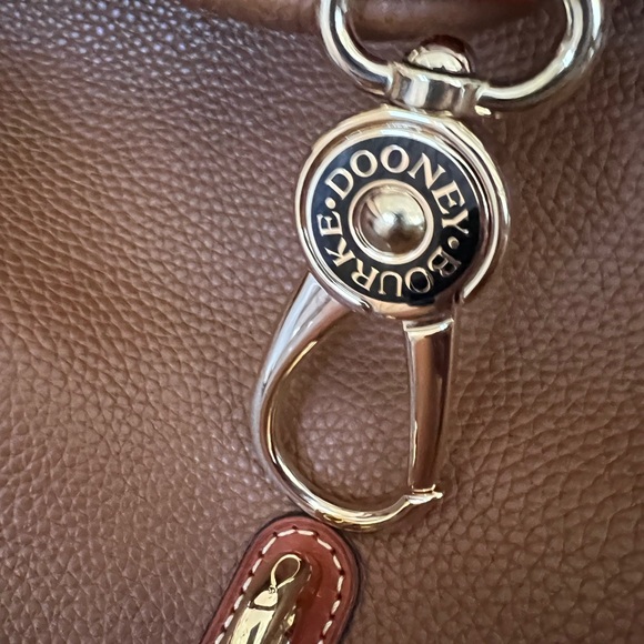 Dooney and Bourke Tan and Amber color Hobo Loc Satchel, 3 pieces - Picture 4 of 11